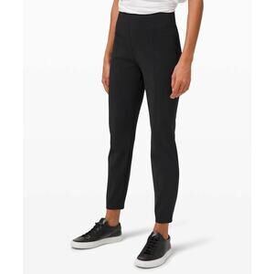 Lululemon Here to There High-Rise Crop Black Size 4 Trouser Work Career Travel